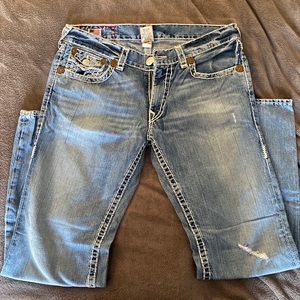 True Religion Billy Super T Jeans Size 36X34.